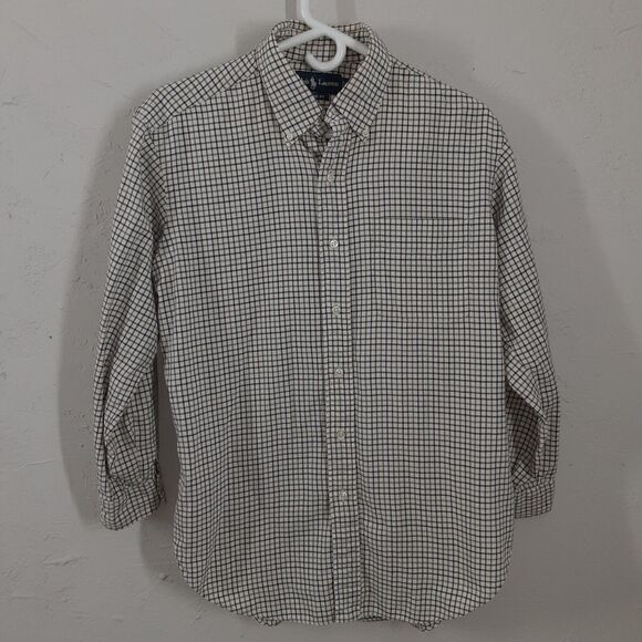 Ralph Lauren Adult M Classic fit Mens Plaid Multicolor Shirt Long Sleeve - Picture 1 of 9